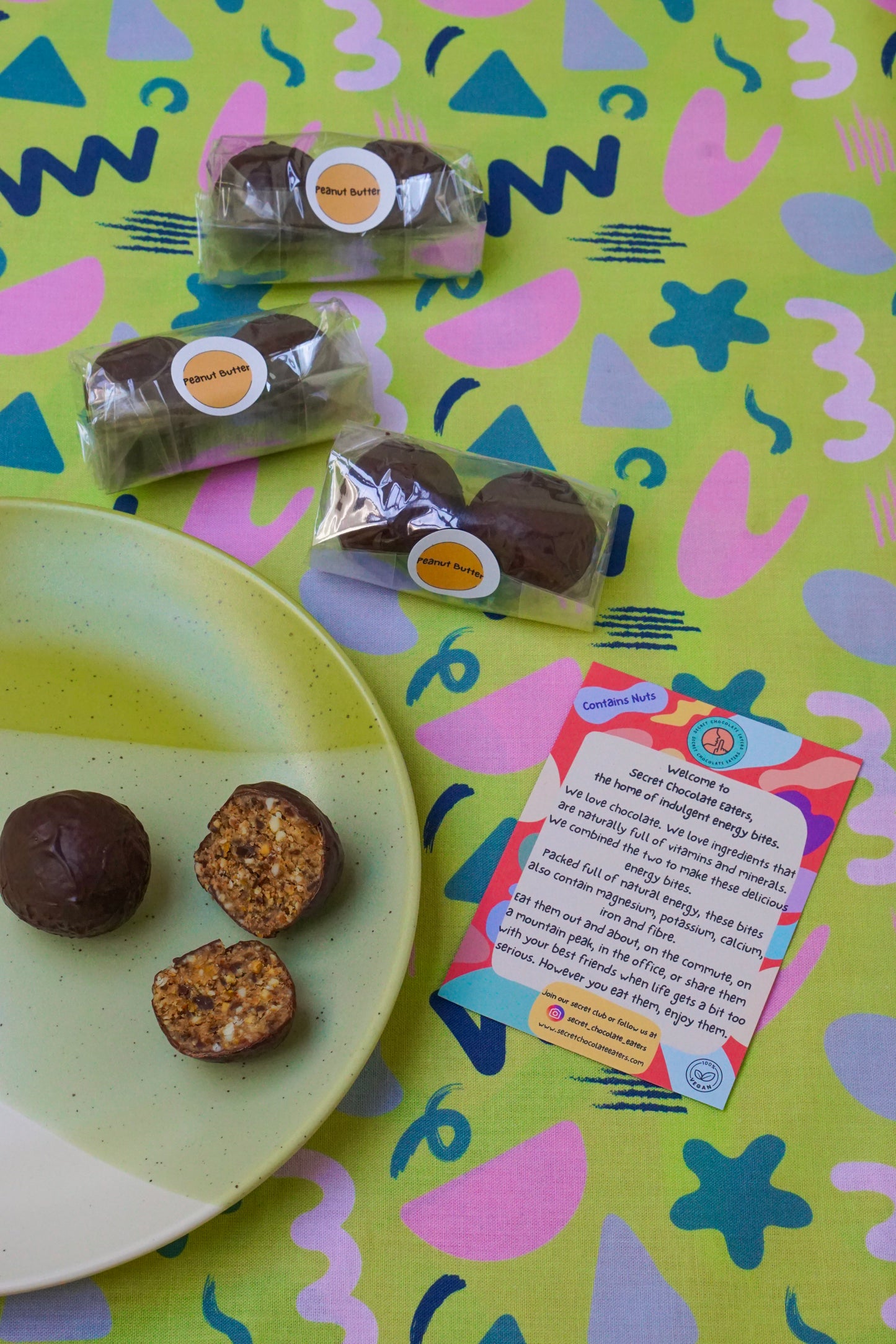 Peanut Butter Chocolate Chip Energy Bites