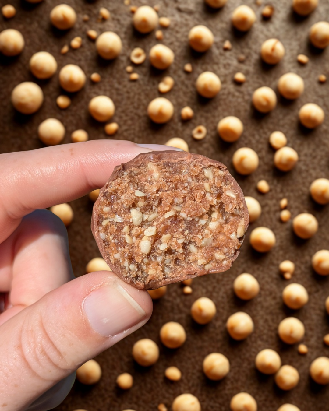 Hazelnut Chocolate Energy Bites