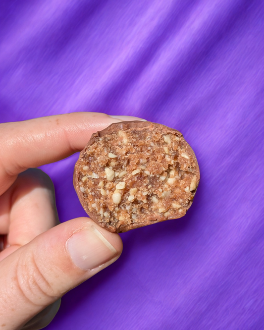 Hazelnut Chocolate Energy Bites