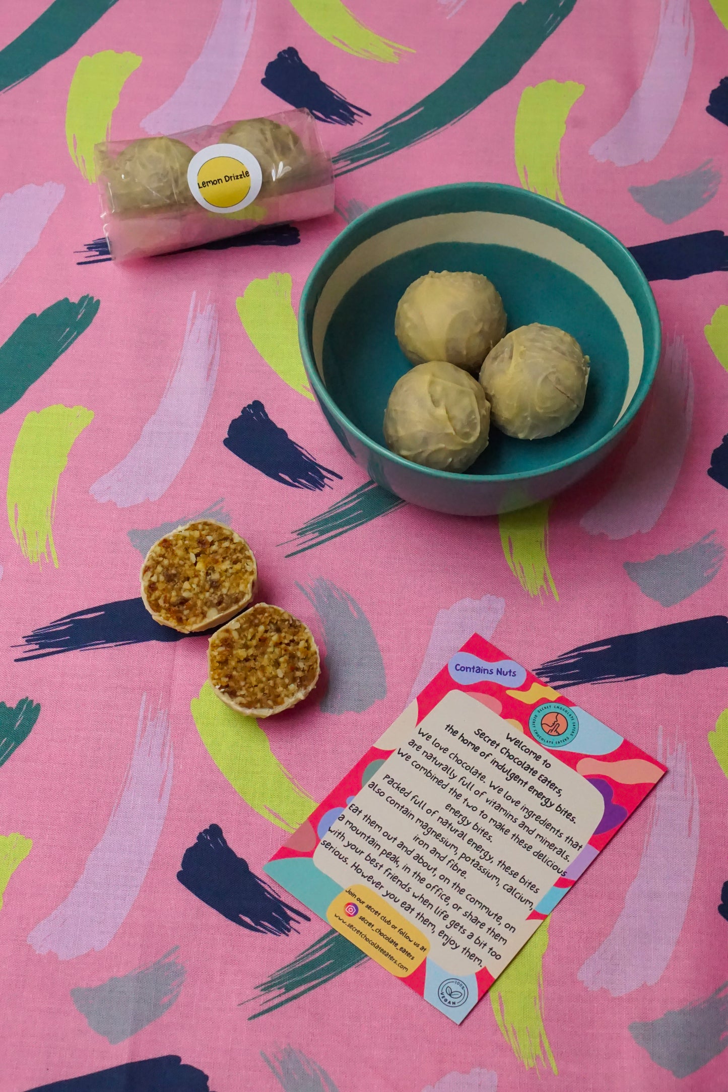 Lemon Drizzle Energy Bites