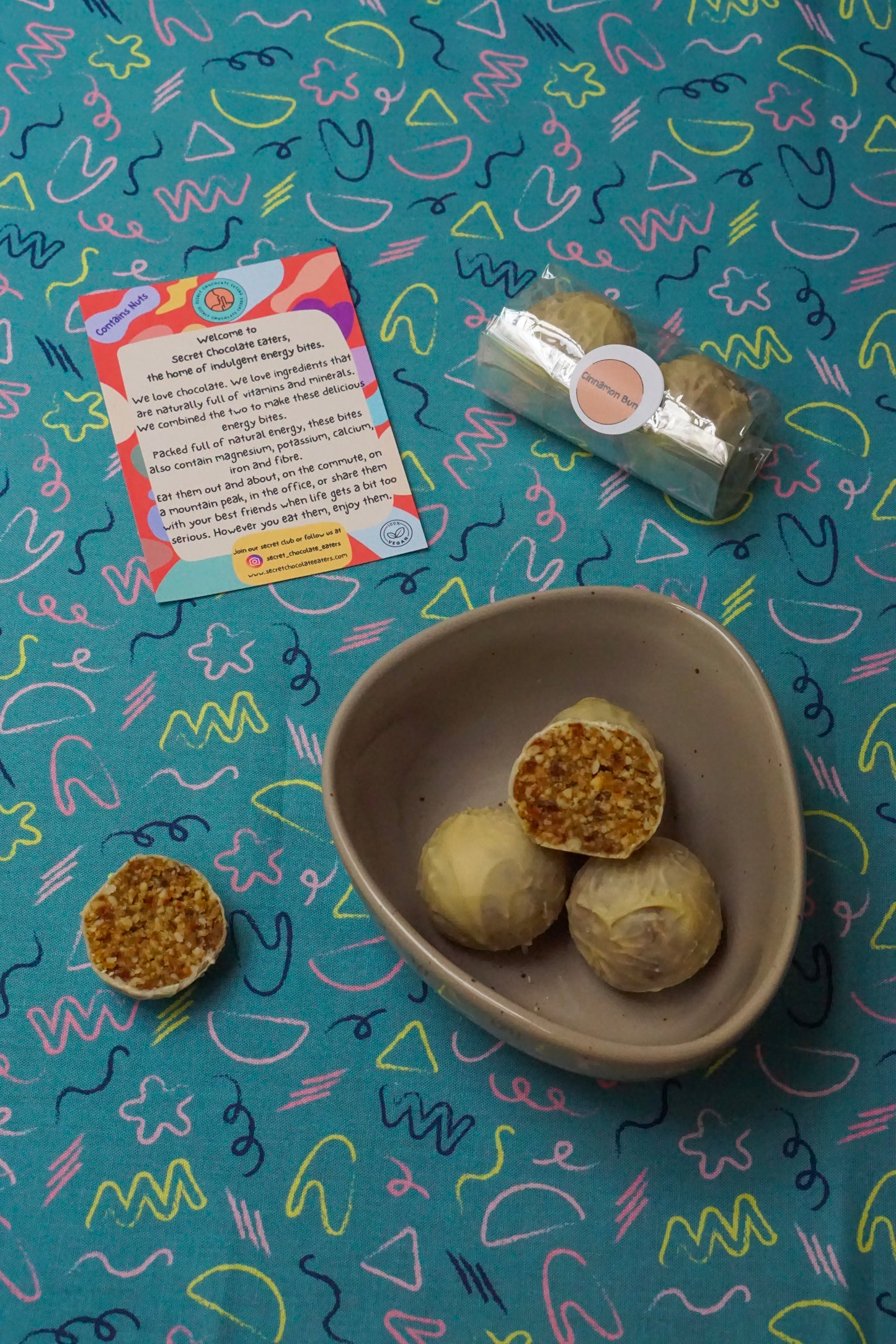 Cinnamon Bun Energy Bites