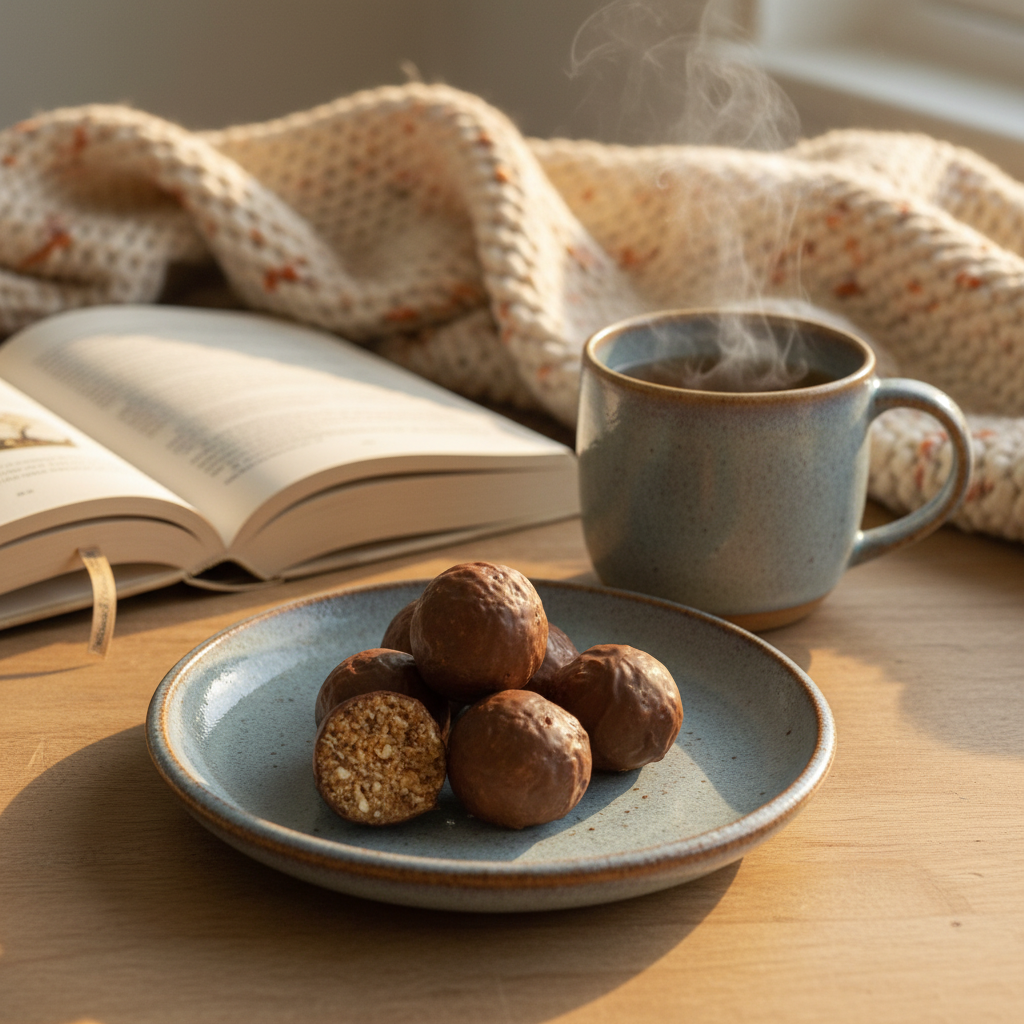 Hazelnut Energy Bites Cozy Lifestyle