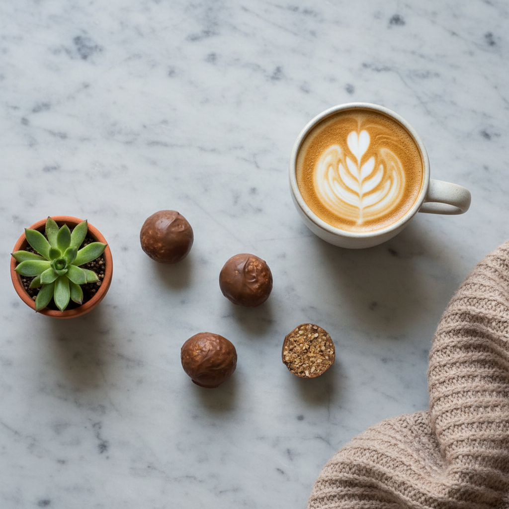 Marble and latte setting